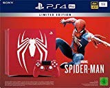 PlayStation 4 Pro - Konsole (1TB)  Limited Edition Marvel's Spider-Man Bundle inkl. 1 DualShock 4 Controller, rot